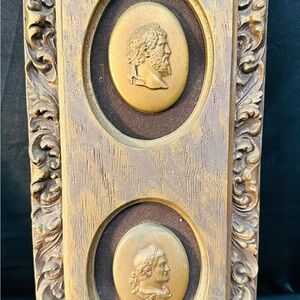 Vintage framed Neoclassical Wall Art decor